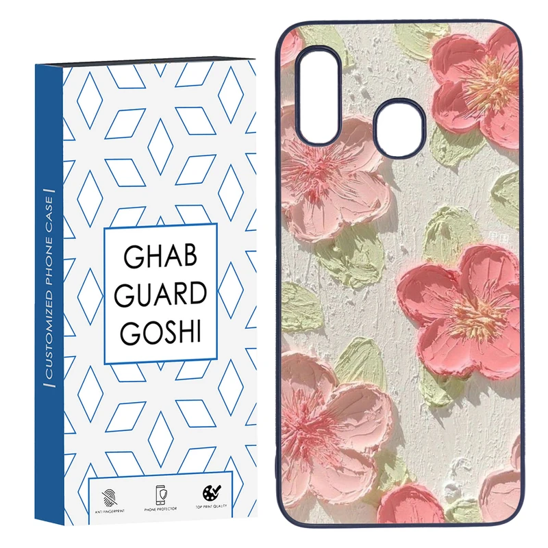 کاور قاب گارد گوشی طرح گل کد TPU-282 مناسب برای گوشی موبایل سامسونگ Galaxy A30 / A20