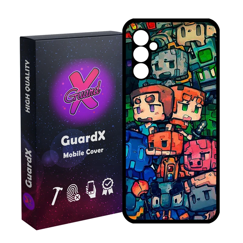 کاور گارد ایکس طرح Minecraft مدل 10886 مناسب برای گوشی موبایل سامسونگ Galaxy A24/A24 4G/M34 5G