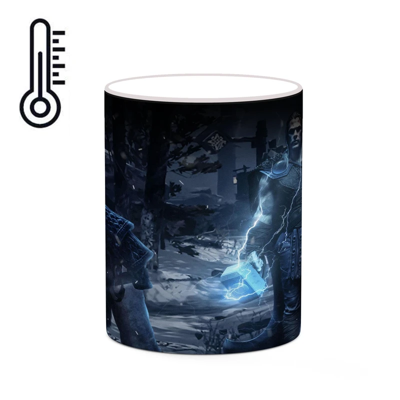 ماگ حرارتی کاکتی طرح گاد آف وار God Of War مدل mgh40975