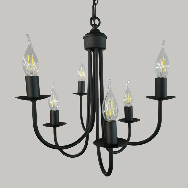 لوستر 6 شعله مدل MG6