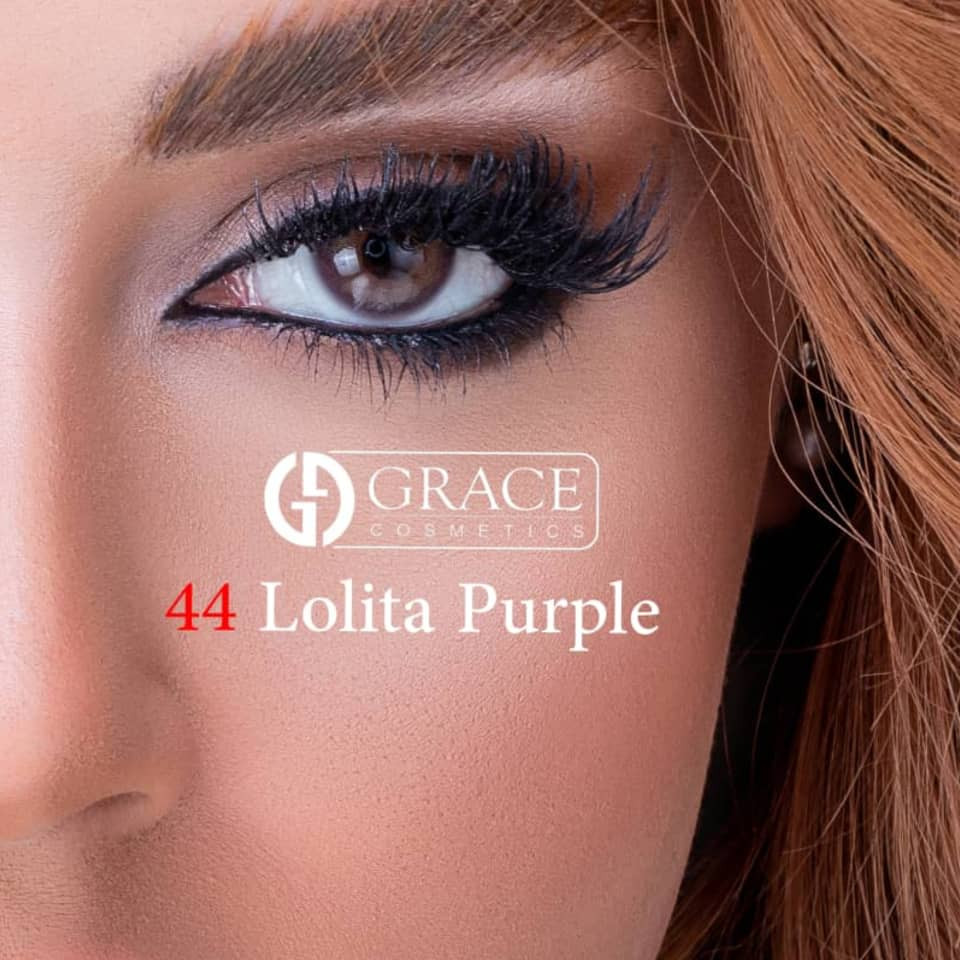 لنز چشم گریس شماره 44 رنگ یاسی عسلی