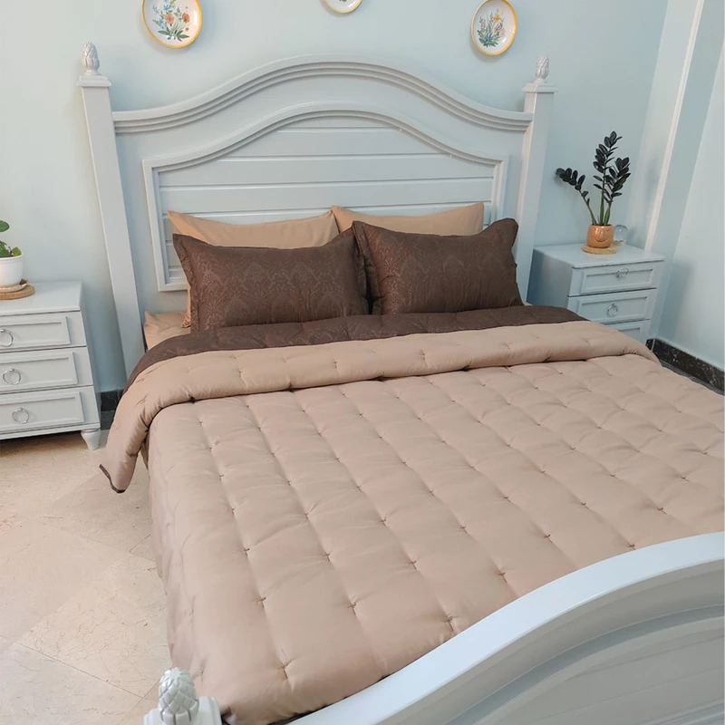 سرویس روتختی مدل زمستانی کد PGR458/45 دو نفره 6 تکه