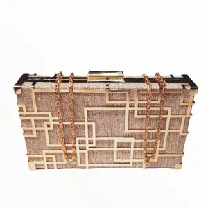 کیف مجلسی زنانه مدل هندسی کد 404044
