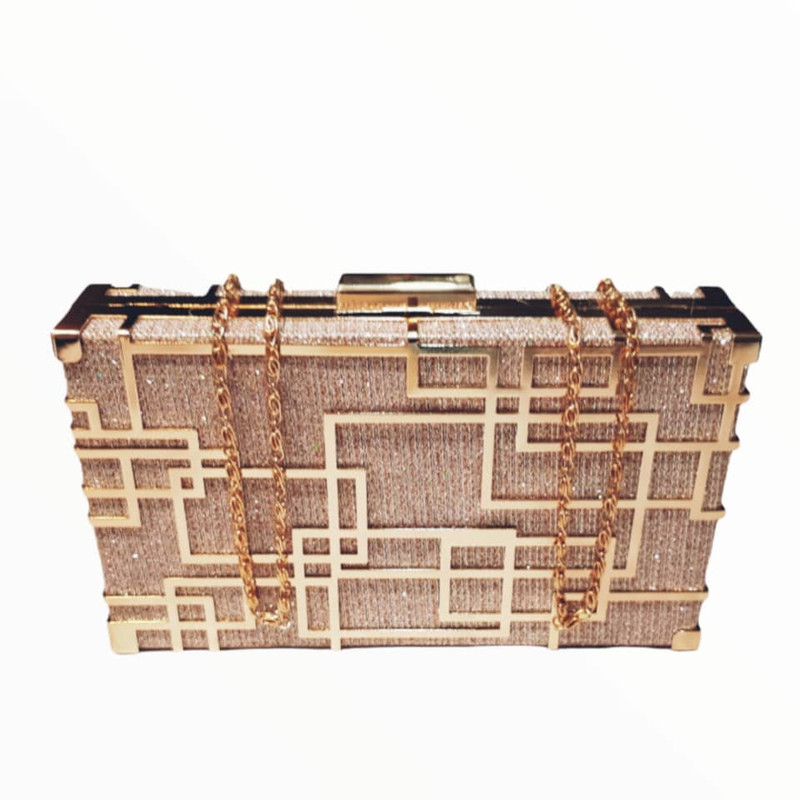 کیف مجلسی زنانه مدل هندسی کد 404044