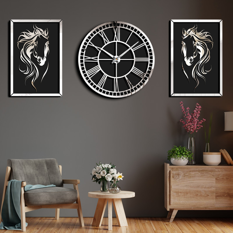 ساعت دیواری اِلِنسی مدل SD081 کد AV031