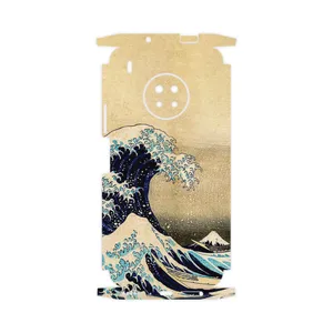 MAHOOT The Great Wave off Kanagawa of Hokusai-FullSkin Cover Sticker for Huawei Y9a