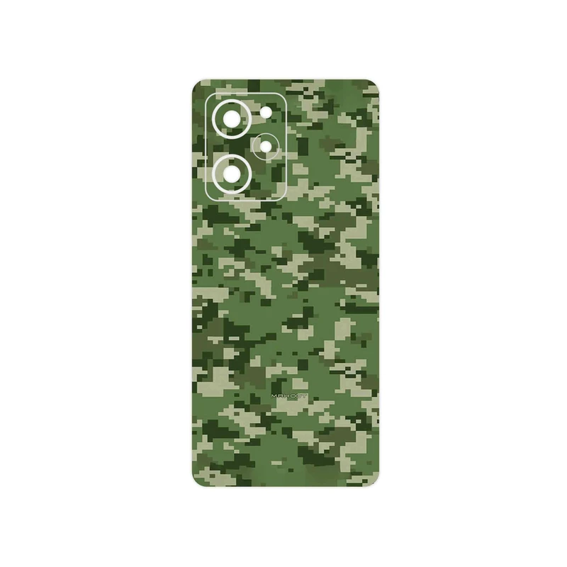 برچسب پوششی ماهوت مدل Army_Green_Pixel مناسب برای گوشی موبایل شیائومی Poco X5 Pro