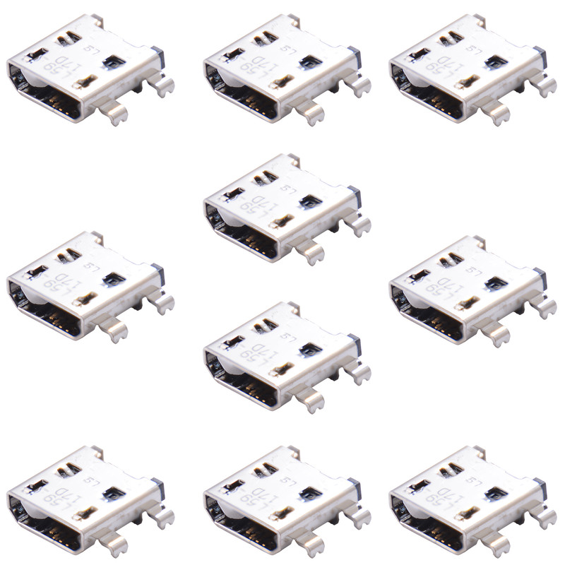 سوکت شارژ موبایل مدل I9190 مجموعه 10عددی 