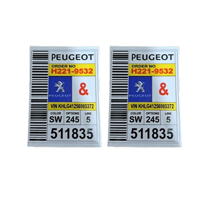 برچسب بدنده خودرو مدل لچکی مناسب برای پژو 206 و پژو 405 بسته 2 عددی