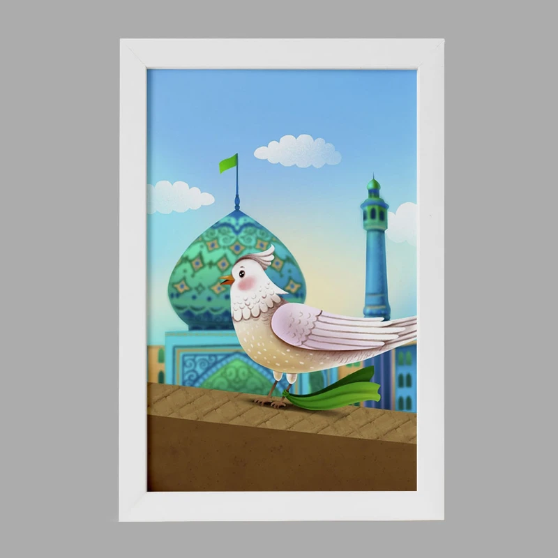 تابلو خندالو مدل نیمه شعبان کودکانه کد 25553