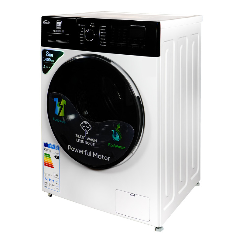 ماشین لباسشویی فریدولین مدل SWA80F ظرفیت 8 کیلوگرم