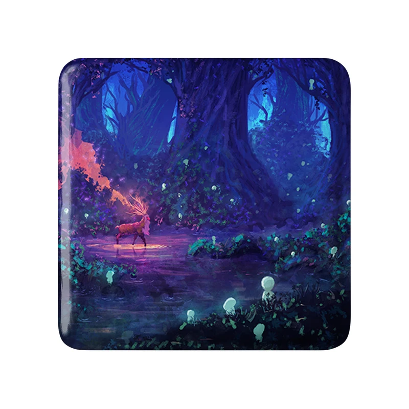 مگنت خندالو طرح انیمه پرنسس مونونوکه (Mononoke) مدل مربعی کد 34094