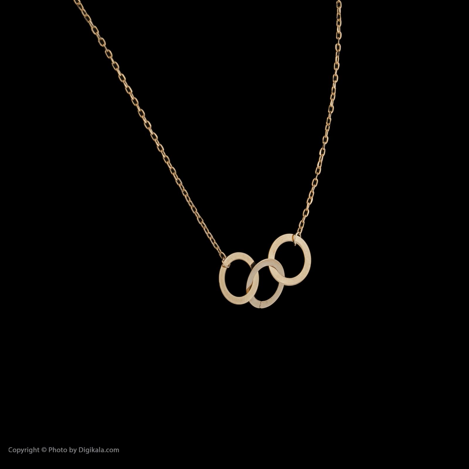 گردنبند طلا 18 عیار زنانه مایا ماهک مدل MM1051 -  - 3