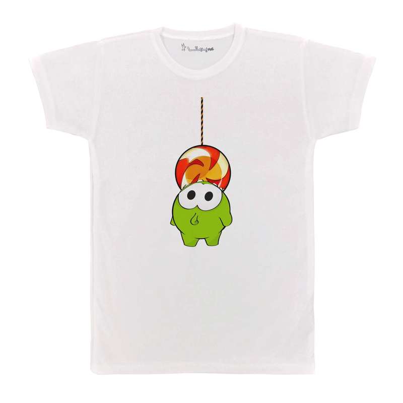 تی شرت بچگانه پرمانه طرح om nom کد pmt.2666