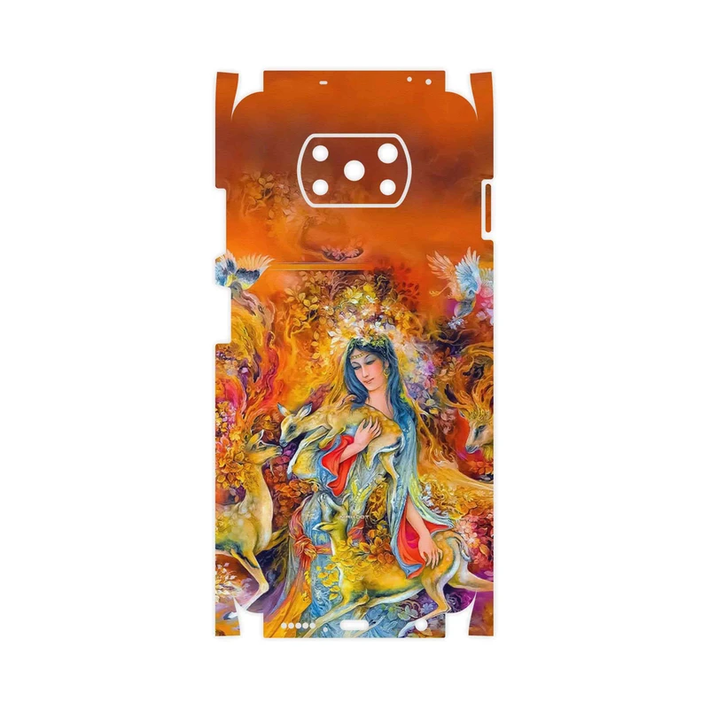 برچسب پوششی ماهوت مدل Persian miniature 2-FullSkin مناسب برای گوشی موبایل شیائومی Poco X3 NFC