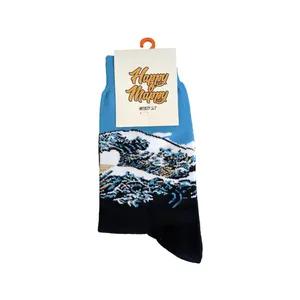 جوراب ورزشی ساق بلند زنانه مدل موج