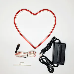 چراغ نئونی رومیزی طرح قلب