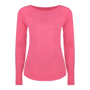 تی شرت  ورزشی آستین بلند زنانه مدل T601