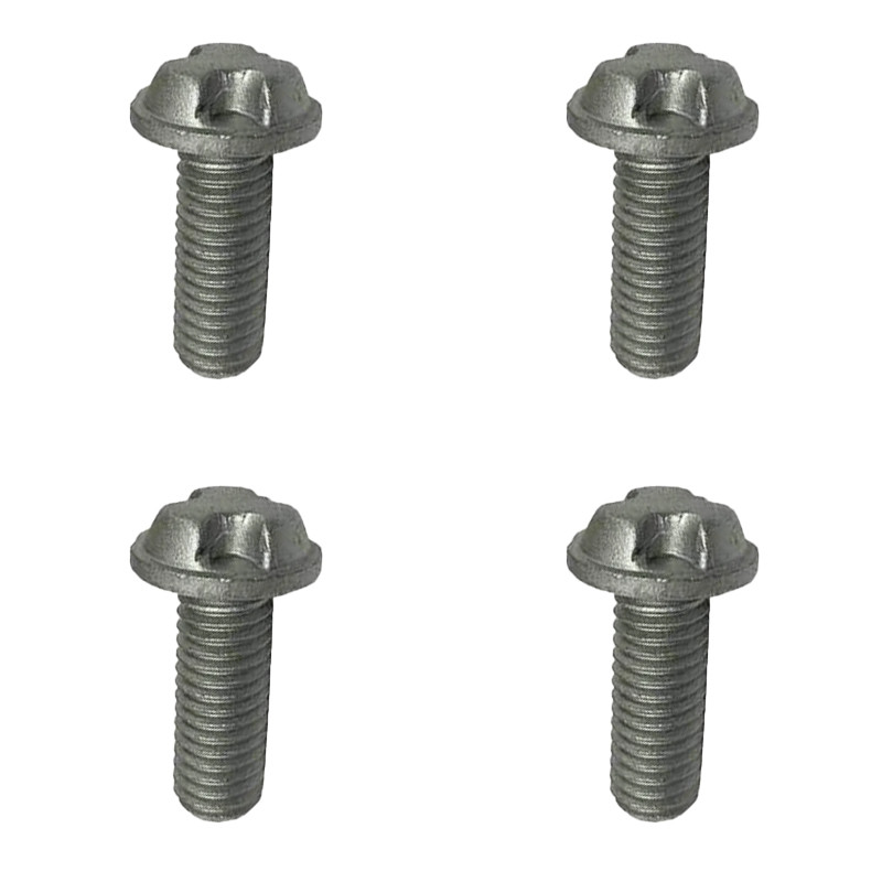 پیچ قالپاق خودرو قطعه سازان کبیر مدل PICH-L90-3010221 مناسب برای پژو L90 مجموعه 4 عددی