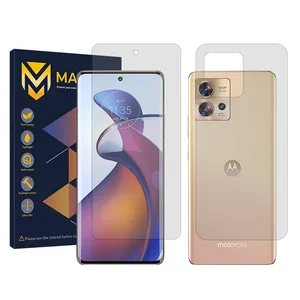 Master Resistant model transparent screen protector suitable for Motorola Edge 30 Fusion mobile phone Along with the phone back protector