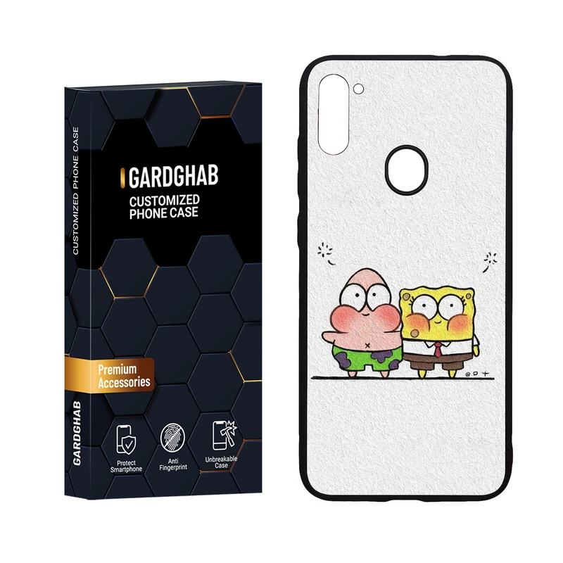  کاور گارد قاب مدل پشت گلس فانتزی مناسب برای گوشی موبایل سامسونگ Galaxy A11 / M11