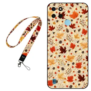 Megafone Fall 0017 Cover For Realme C21Y Mobile Neckband