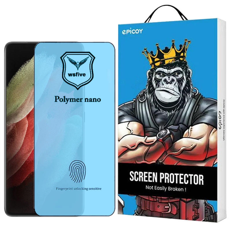محافظ صفحه نمایش اپیکوی مدل Polymer Nano مناسب برای گوشی موبایل سامسونگ Galaxy S21 Ultra