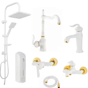 ست شیرآلات ادرینا مدل جاسپر رویال مجموعه 7 عددی