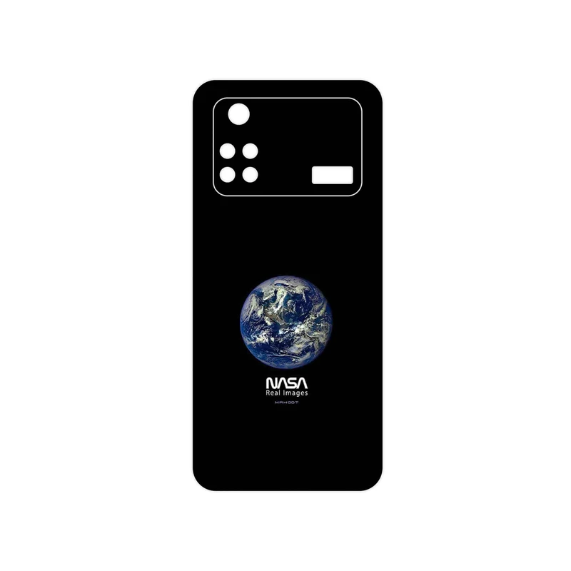 برچسب پوششی ماهوت مدل NASA Home Earth مناسب برای گوشی موبایل شیائومی Poco M4 Pro 4G