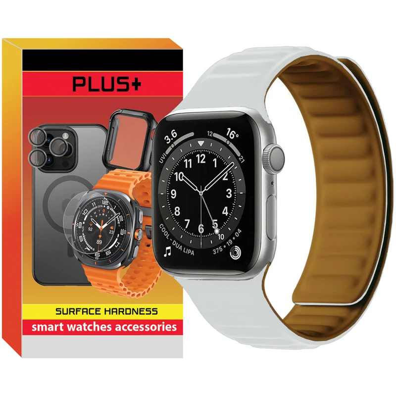 بند پلاس مدل Magnetic LP PL مناسب برای اپل واچ سری 7/8/9 سایز 45 میلی متری