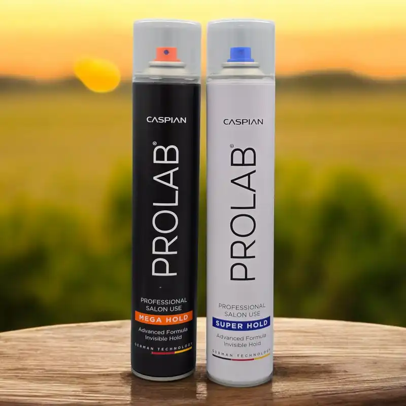 اسپری مو کاسپین مدل Super hold حجم 500 میلی لیتر به همراه اسپری مو کاسپین مدل Mega Hold حجم 500 میلی لیتر