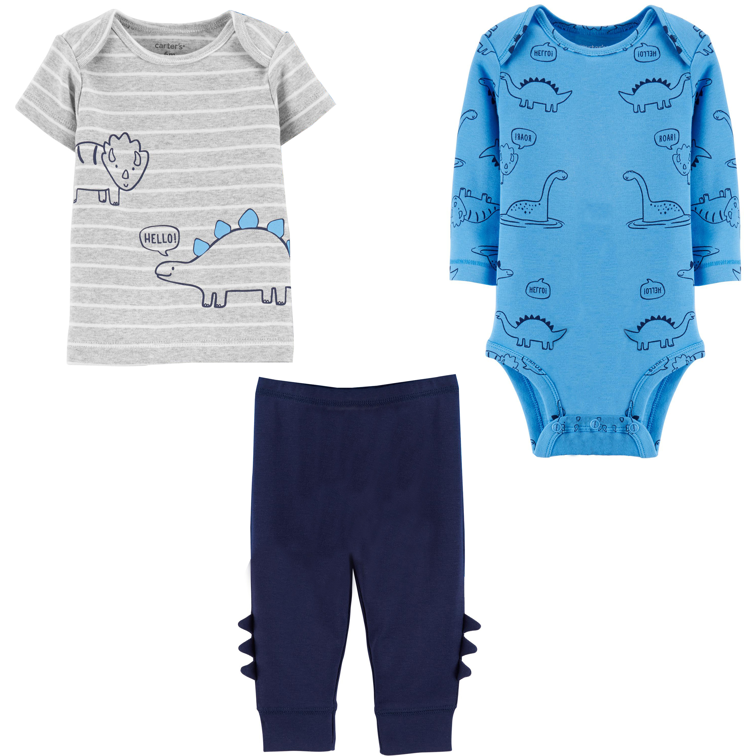 ست 3 تکه لباس نوزادی کارترز مدل 1343