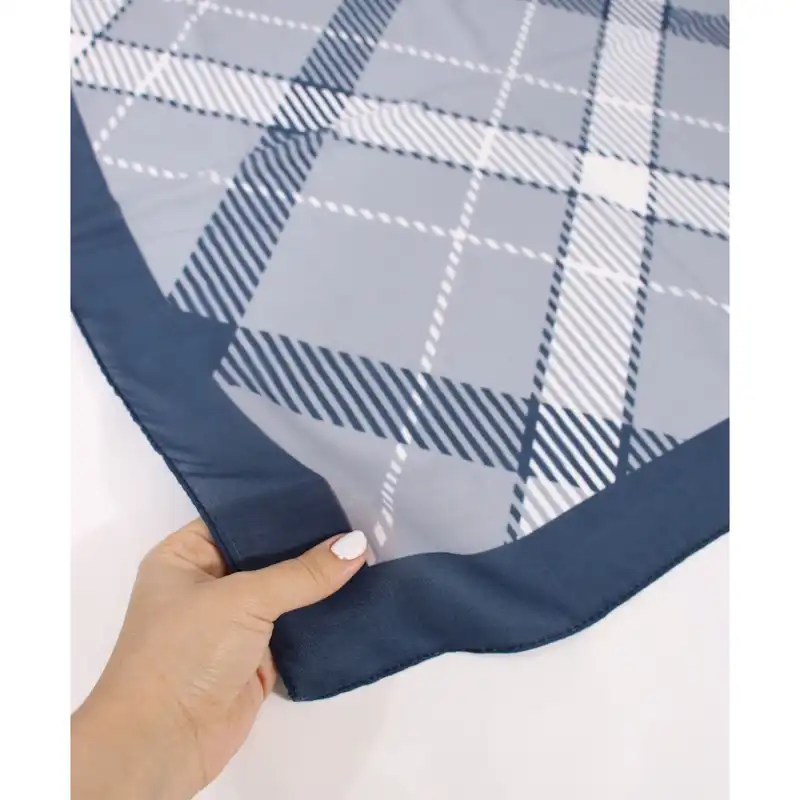 دستمال سر و گردن زنانه مدل مینی طرح چهارخونه جدید پاییزی کد a-2348