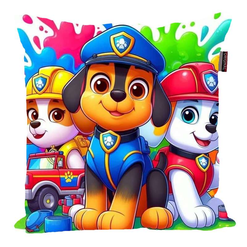 کوسن کودک مدل سگ های نگهبان کد 254