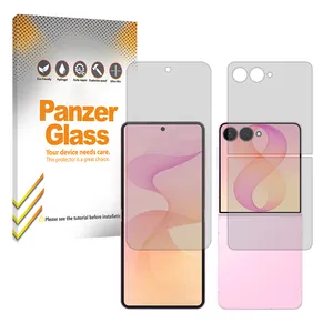 Panzer Glass Hydrogel model Matte Screen Protector for Samsung Galaxy Z Flip8 mobile phone along with the back protector