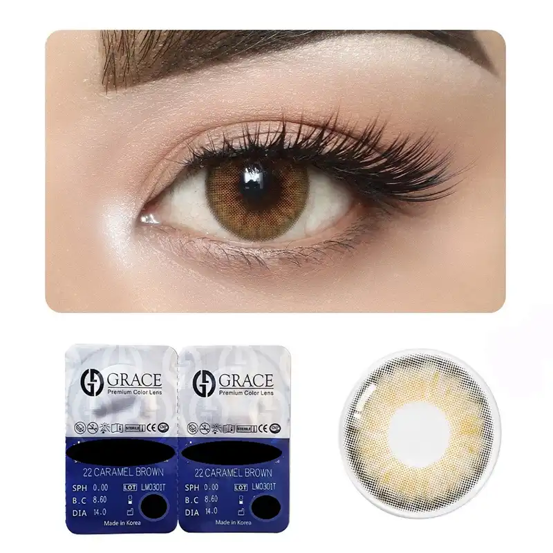 لنز چشم گریس شماره 22 رنگ کاراملی