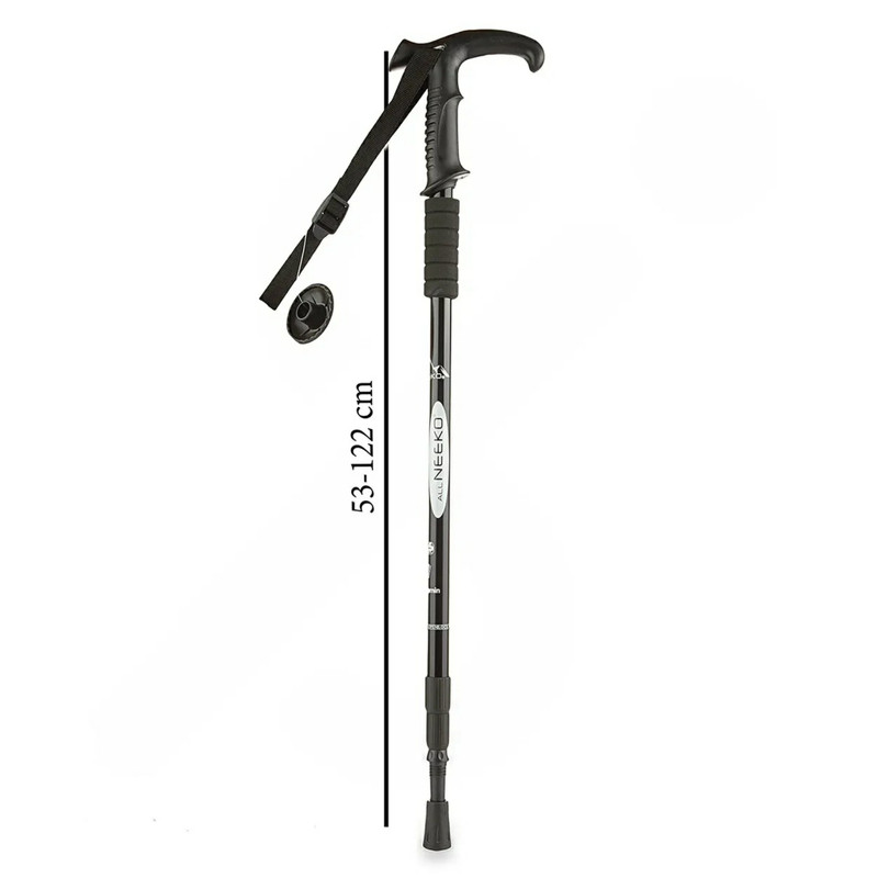 عصای کوهنوردی آل نیکو مدل Trekking 666Aبسته دو عددی