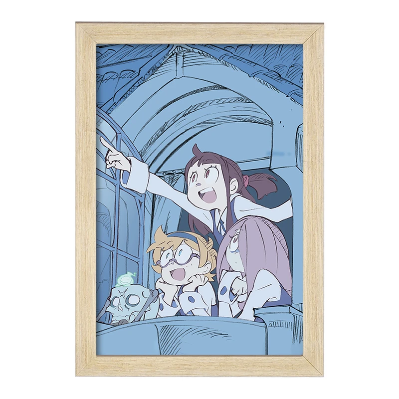 تابلو خندالو مدل آکادمی جادوگران کوچک انیمه جادوگران کوچک Little Witch Academia  کد 22908