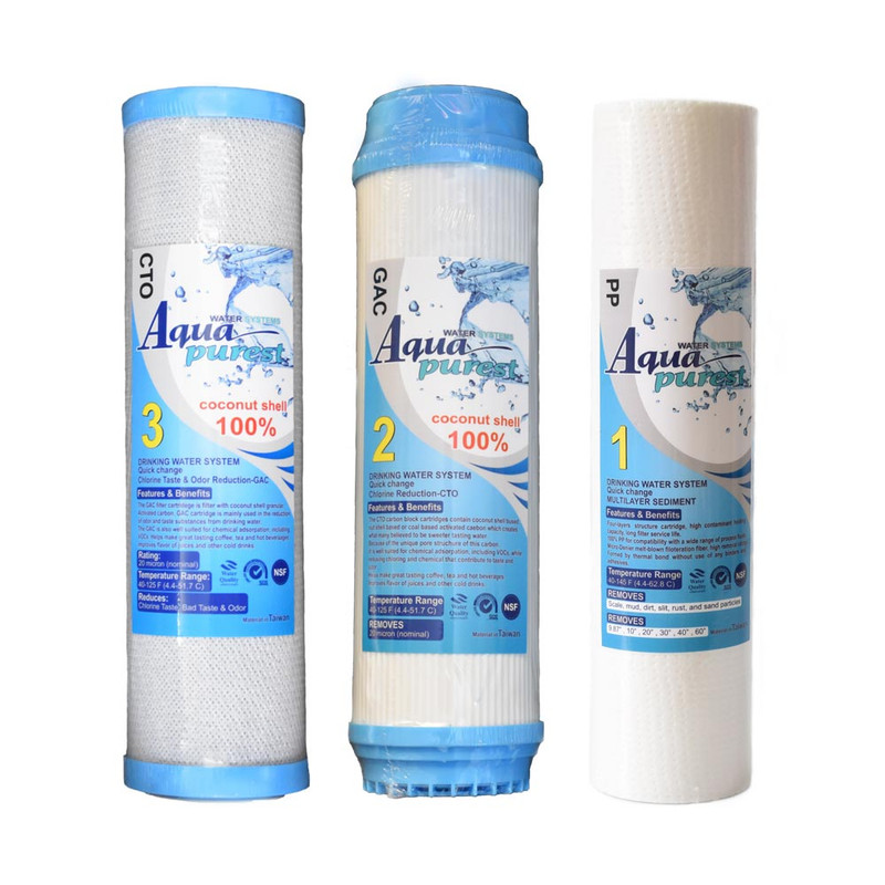 فیلتر دستگاه تصفیه آب آکوا پیورست مدل ALKALINE مجموعه 7 عددی