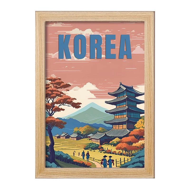 تابلو خندالو مدل کره (Korea) کد F6304