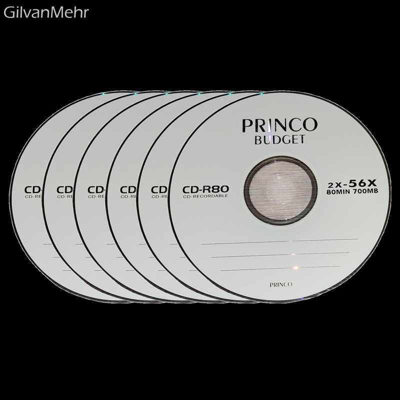 سی دی خام پرینکو باجت مدل Gm-Pb06 بسته 6 عددی
