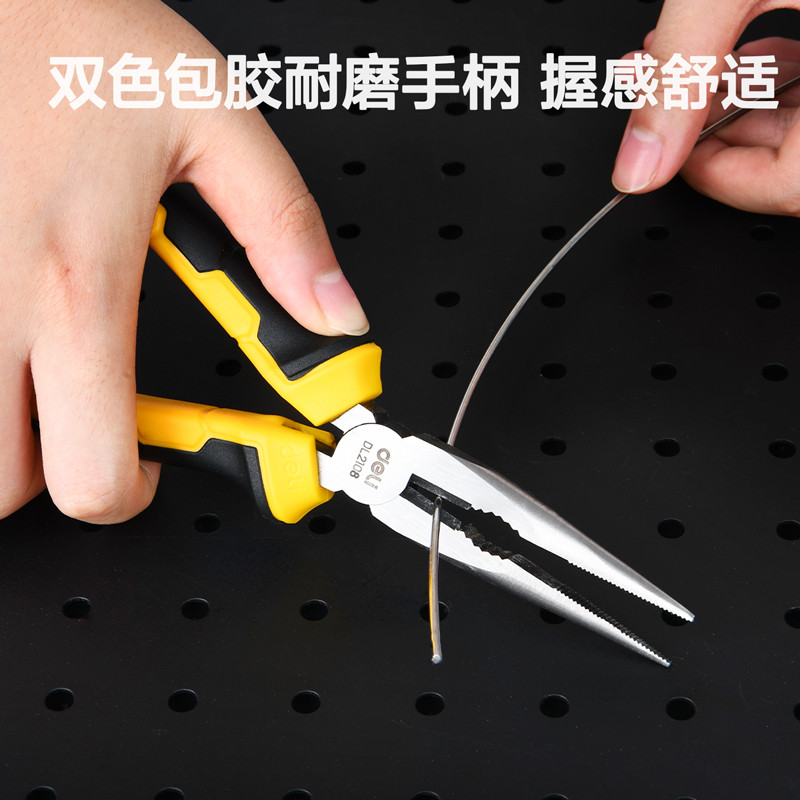 انبر دم باریک دلی مدل DL2108 سایز 8 اینچ