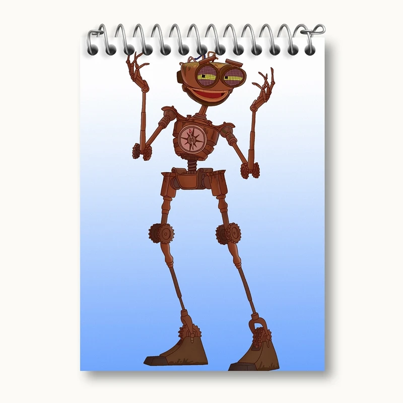 دفتر یادداشت 50 برگ خندالو مدل انیمیشن سیاره گنج Treasure Planet کد 13766