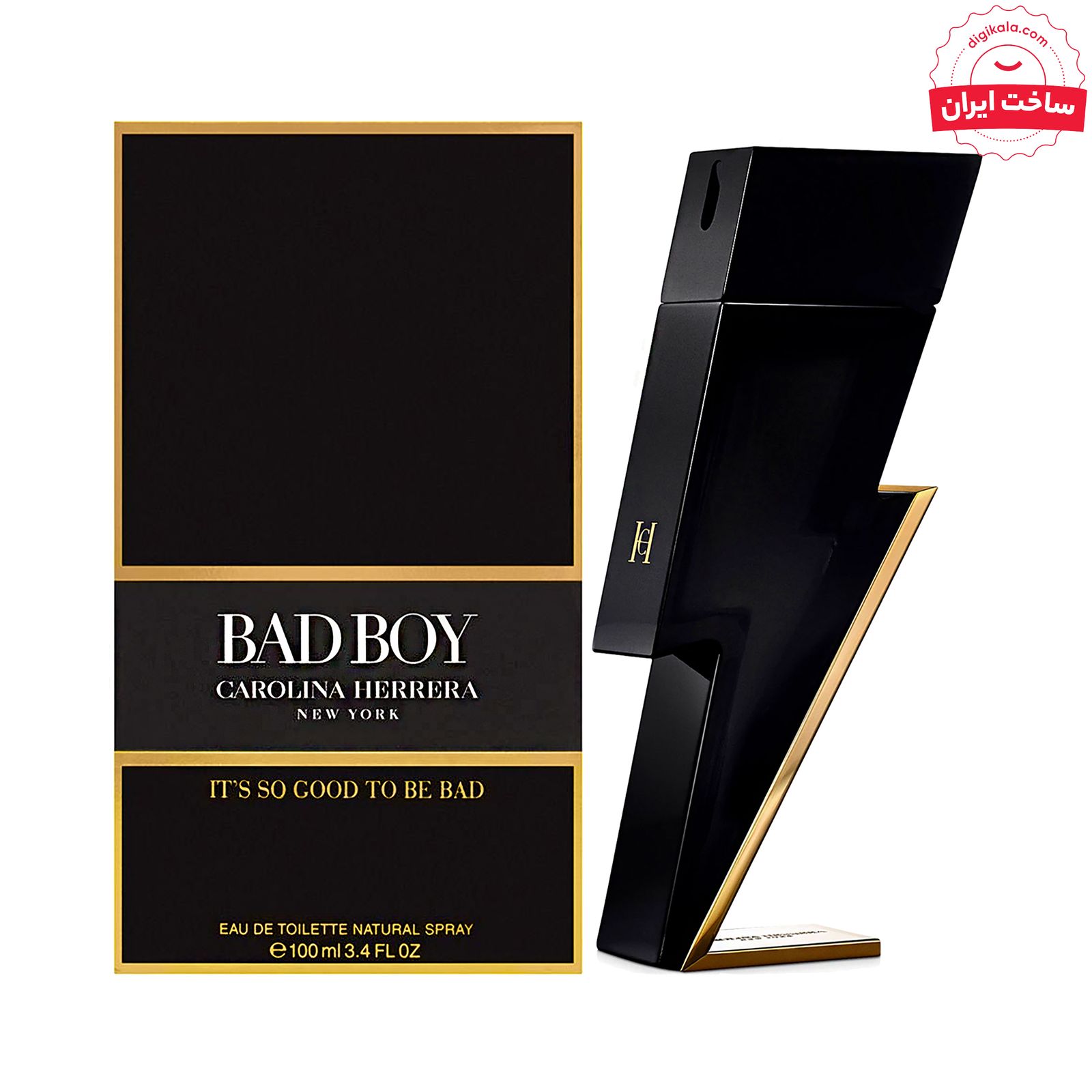 ادو تویلت مردانه نیفتی مدل BAD BOY حجم 100 میلی لیتر -  - 1