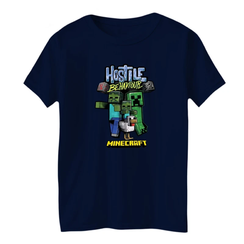 تی شرت آستین کوتاه بچگانه مدل ماینکرفت کد 30