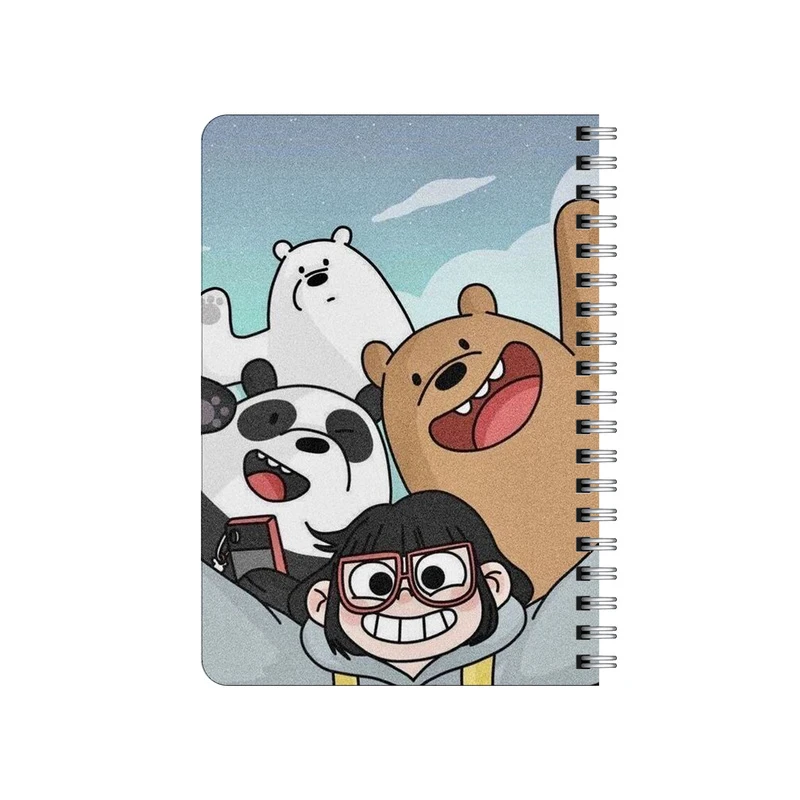 دفترچه یادداشت بامبیلیپ مدل چوبی طرح خرسهای کله فندقی  کد 0672299