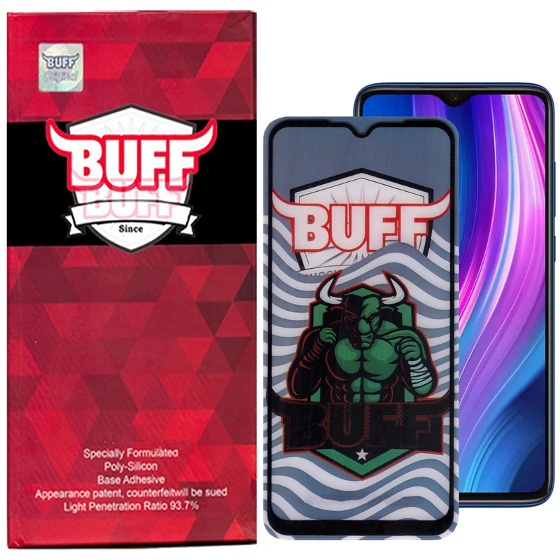 محافظ صفحه نمایش 5D بوف مدل Super Power مناسب برای گوشی موبایل شیائومی Redmi Note 9 4G (China) / Note 8 Pro