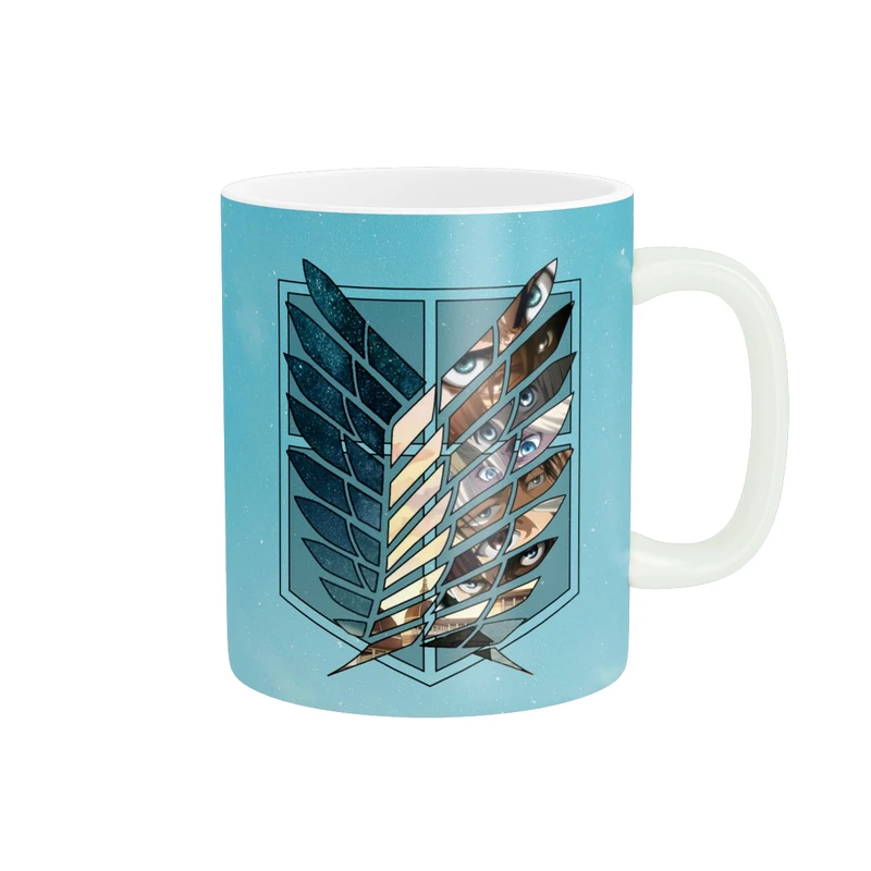 ماگ طرح انیمه حمله به تایتان های Attack on titan کد 196