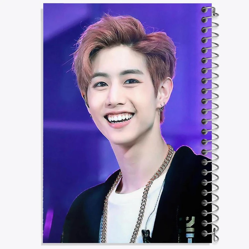 دفتر مشق 50 برگ خندالو مدل مارک گروه گات سون GOT7 کد 21009