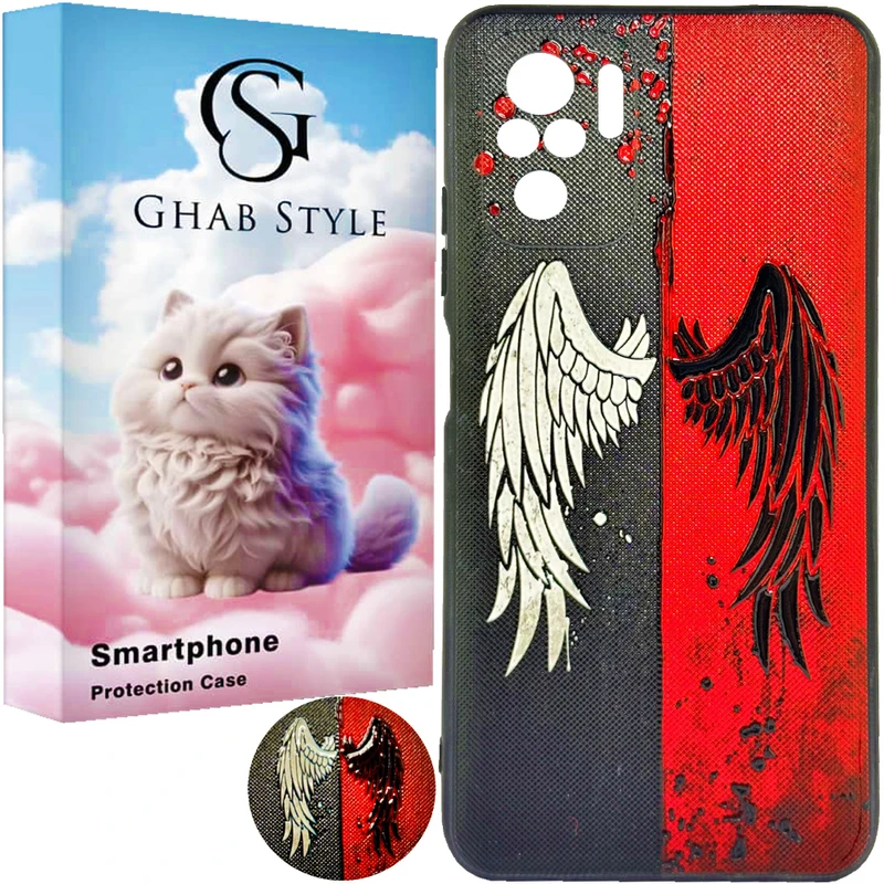 کاور قاب استایل مدل Sport مناسب برای گوشی موبایل شیائومی Redmi Note 10 4G / Redmi Note 10S / Redmi Note 11 SE به همراه پاب سوکت